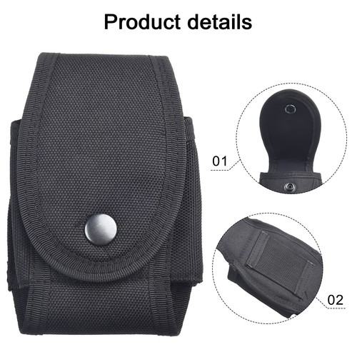 Compact Nylon Handcuff Belt Pouch Easily Fits Most Standard Sized Handcuffs - Picture 4 of 20