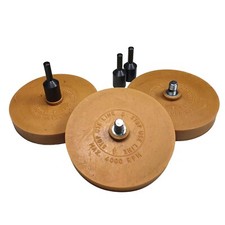 3er Sparpack APP Zierstreifenradierer 88mm inklusive Adapter Folienradierer Kfz