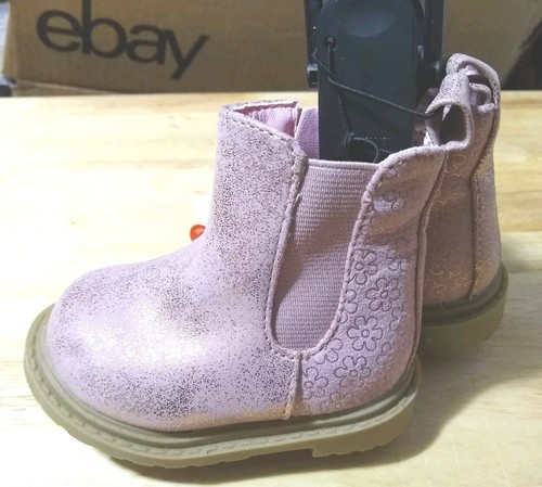 Stivali rosa glitter bambina Wonder Nation taglia 2 - Foto 2 di 4