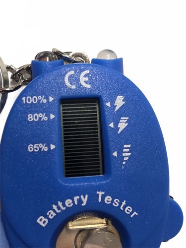 Hearing Aid LCD Screen Battery Tester With Built-In Flashlight Key Chain - Picture 5 of 5