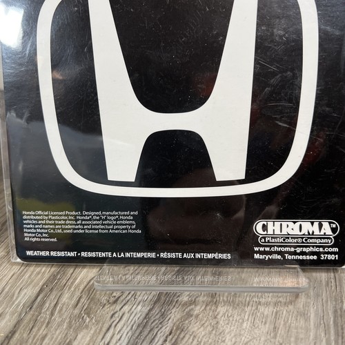 Honda - Decal - 4” x 5” - OFFICIAL LICENSED PRODUCT - White - Die Cut - Diecutz - Picture 5 of 5