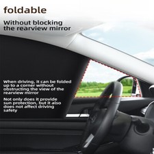 Practical Stable Maneuverable Magnetic Car Sun Shade for Side Front Rear Windows