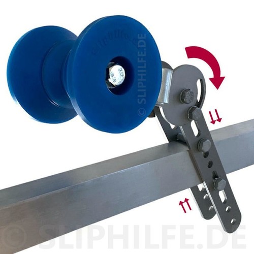 Bugrollenhalterung Polyurethan Bugrolle mit Halter verstellbar | Sliphilfe Boot - Bild 2 von 7