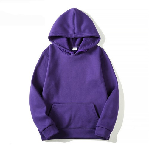 Men's Plain Pullover Hoodies Casual Hooded Sweatshirts Long Sleeve Classic Tops - Picture 10 of 21