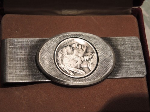 Money Clip With 1927 Indian Head Nickel - Picture 3 of 8