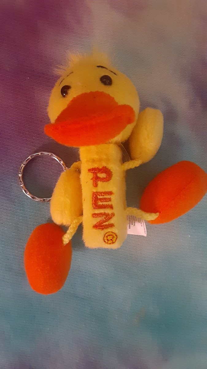 1998 00's Pez Key Chain Lot Basic Fun Elephant And Barnyard