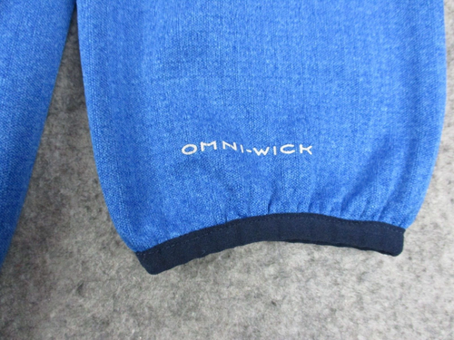 Columbia Hoodie Mens Extra Large Blue Omni Wick Park View Sweatshirt Sweater - Picture 4 of 10