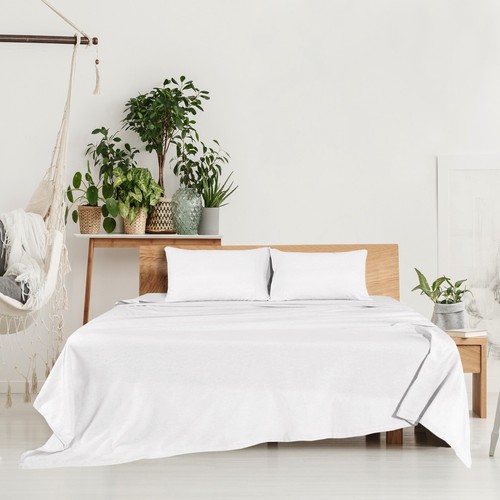 Flannel Sheet Set 100% Brushed Cotton Sheets Fitted Flat Pillow Case Deep Pocket - Picture 20 of 259