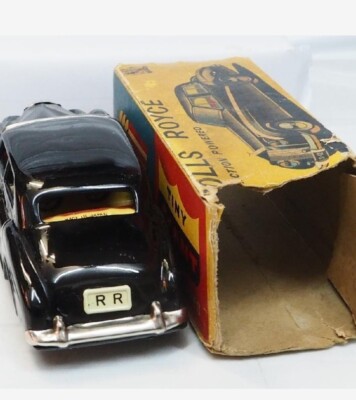 SSS TANY GIANT Rolls-Royce Black tin toy car Friction with SSS TANY GIANT Rolls-Royce Black tin toy car Friction with