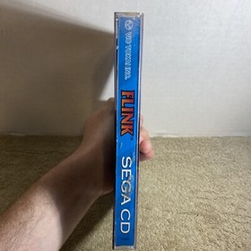 Flink (Sega CD, 1994) Rear Case Cover Art RARE