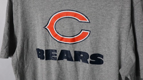 Boys Chicago BEARS Gray Short Sleeve Tee Shirt Top XL 14/16 - Picture 2 of 5