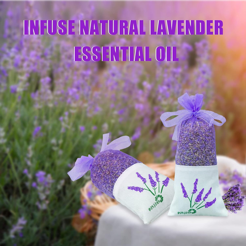 8 Packs French Lavender Sachets for Drawers and Closets Fresh Scents, Home Fragr - Picture 4 of 7