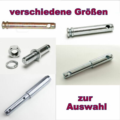 Bolzen Kat 1 - Kat 2 Oberlenker,- Unterlenkerbolzen verschiedene Grössen Neu 