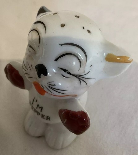 Collectable Vintage Japanese “I’m Pepper” Dog Shaped Pepper Pot - Picture 2 of 9