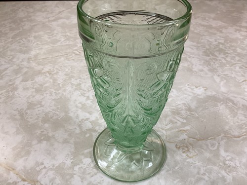 Vaso de té helado verde Chantilly sándwich de vidrio Tiara Indiana SOLO (1) - Imagen 4 de 4