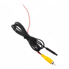 Car rear view reversing camera 4-pin conversion cable 4Pin female to RCA male