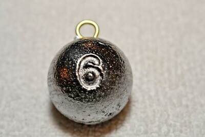 1oz Cannon Ball Sinkers Lead Fishing Weights 100pcs