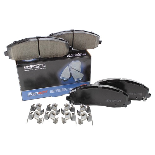 Akebono Front ProAct Disc Brake Pad Set For Dodge Chrysler Jeep Ram Volkswagen - Picture 1 of 4