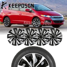15 Car Tire Hub Caps Wheel Rim Covers Set Of 4 Silver Black For Honda Insight 15 Car Tire Hub Caps Wheel Rim Covers Set Of 4 Silver Black For Honda Insight