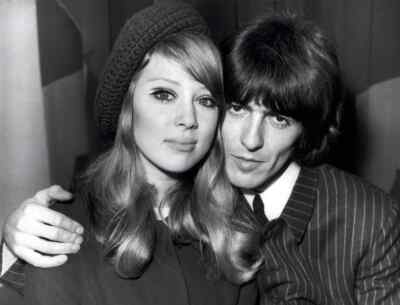 BEAUTIFUL PATTIE BOYD & GEORGE HARRISON 8X10 Photo