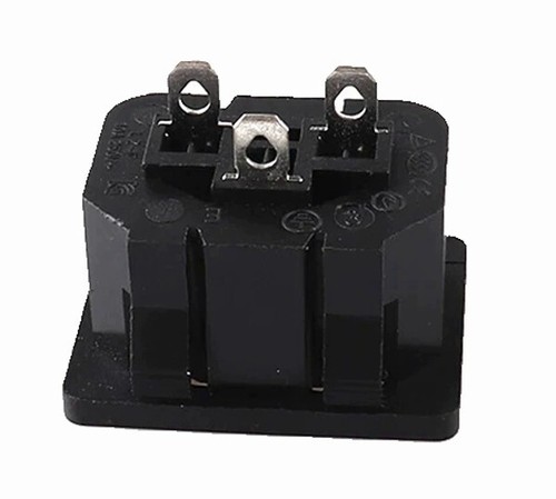 Kaltgeräte Steckverbinder Stecker C-13, Snap-In Kaltgeräte Stecker 10A/250V - Bild 5 von 7