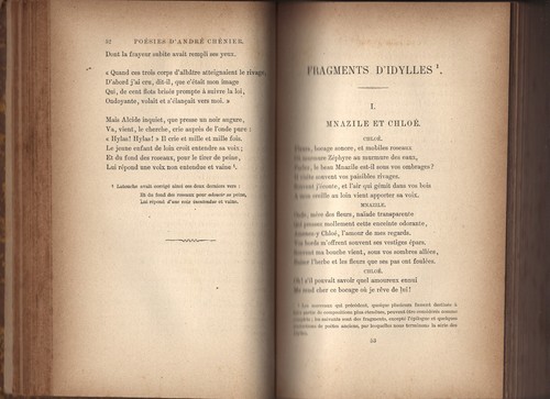 POÉSIES & Biographie d'André CHÉNIER par Léo JOUBERT Odes Iambes Épîtres Élégies - Imagen 7 de 24