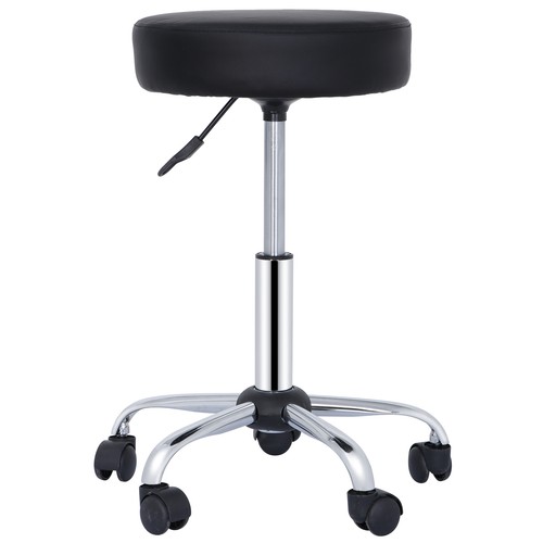 Adjustable Salon Stool with Wheels Hydraulic Swivel Stool Salon Tattoo Chair - Picture 17 of 44