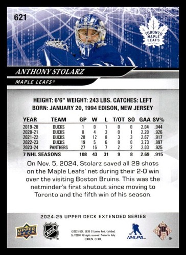 2024-25 UD Extended Team Set Toronto Maple Leafs - Bild 3 von 19