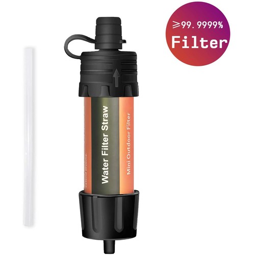 Portable Outdoor Water Purifier Camping Hiking Emergency Survival Water Filter - Picture 3 of 16