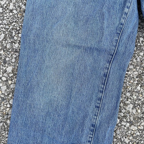 VTG Orvis Swamper Jeans Mens 36x30 (34x30) Blue Denim 85XR Grunge Work Outdoor - Picture 4 of 18