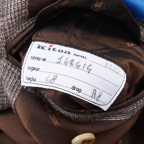 Kiton Woven Cashmere-Wool-Silk-Linen Suit with Jogger Pants 38R (Eu 48) NWT - Picture 15 of 16