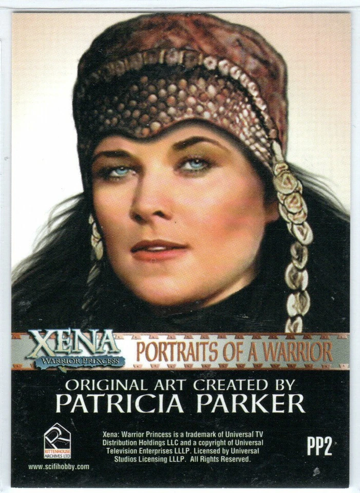 XENA 2004 ART & IMAGES PORTRAITS OF A WARRIOR PP2 INSERT TRADING CARD - Image 2 of 2