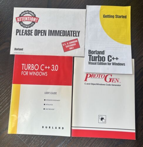 Borland Turbo C++ Visual Edition & Tools For Windows Version 3.1 3.5” Disks - Picture 8 of 9