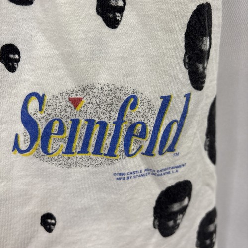 Vintage Kramer Face Seinfeld AOP Shirt by Stanley Desantis Sz XL 1993 USA SHOW - 第 3/7 張圖片