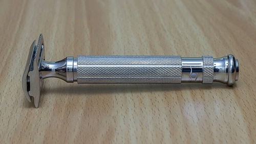 PEARL Men Shaving Double Edge Safety Razor L-55 ( Close Comb,Chrome) Smooth Shav - Picture 2 of 6