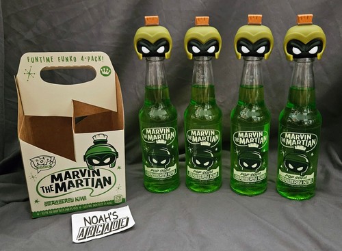 SDCC 2017 Exclusive Funko Pop! Marvin The Martian Soda Bottle 4-Pack - RARE - Picture 5 of 5