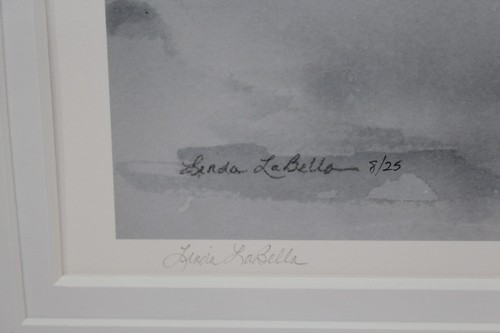 Linda LaBella Just Singing in the Reign Rain Signed Framed Matted Art 8/25 Nuns - Picture 4 of 23
