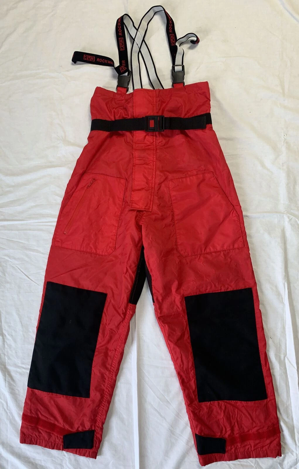 Rock Water Designs Red Ski Waterproof Resistant Snow Bibs Overalls Adult Medium