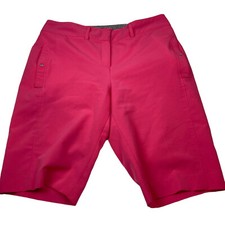 Women's Golf Shorts Sport Haley Bright Pink Fuchsia Bermudas 6 Spandex Size 8