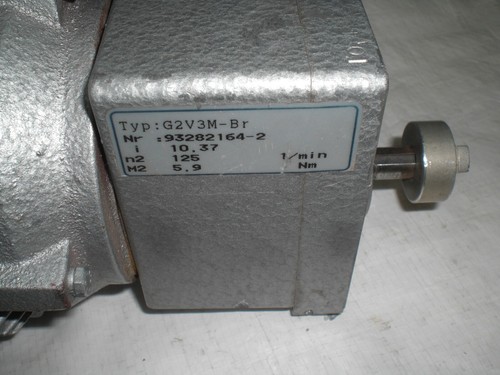 Getriebemotor kompakt ABM Elektromotor+Getriebe+Bremse 1350min-1 220/380V 0,09KW - Bild 4 von 10