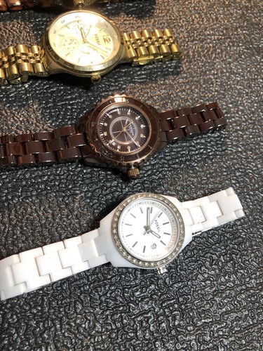 Ladies Watch Lot Michael Kors,Fossil,Isaac Mizrahi,Akribos Women’s UNTESTED - Picture 15 of 24