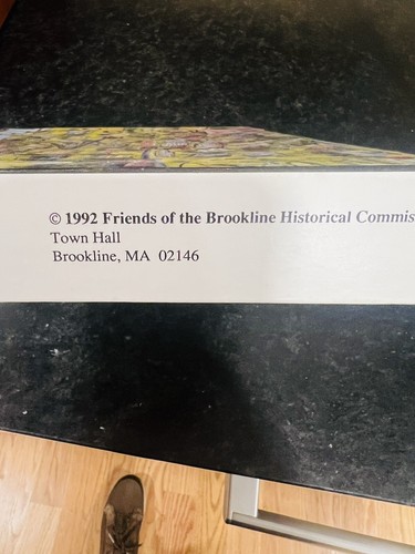 1992 Brookline MA Historical Commission Town Jigsaw Puzzle JFK House Beacon St - Picture 11 of 18