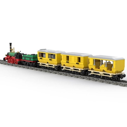 German First Commercial Train 1050 Pieces MOC-63396 Building Blocks Toys Set - Picture 3 of 5