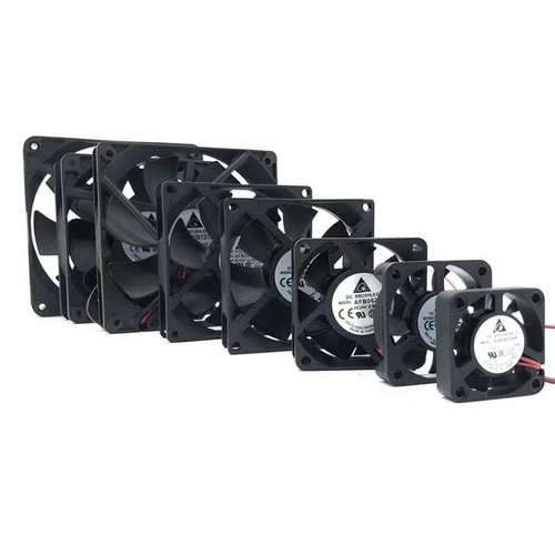 Gehäuse Lüfter Case Fan 6015 7015 8020 9025 5V12V 4/5/6/7/8/9/12CM Schwarz - Afbeelding 12 van 32