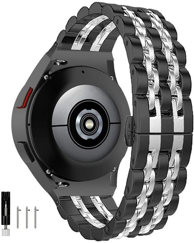 Pulsera de acero inoxidable con correa de metal para reloj Samsung Galaxy cadena de reloj 4/5/6 - Imagen 55 de 61
