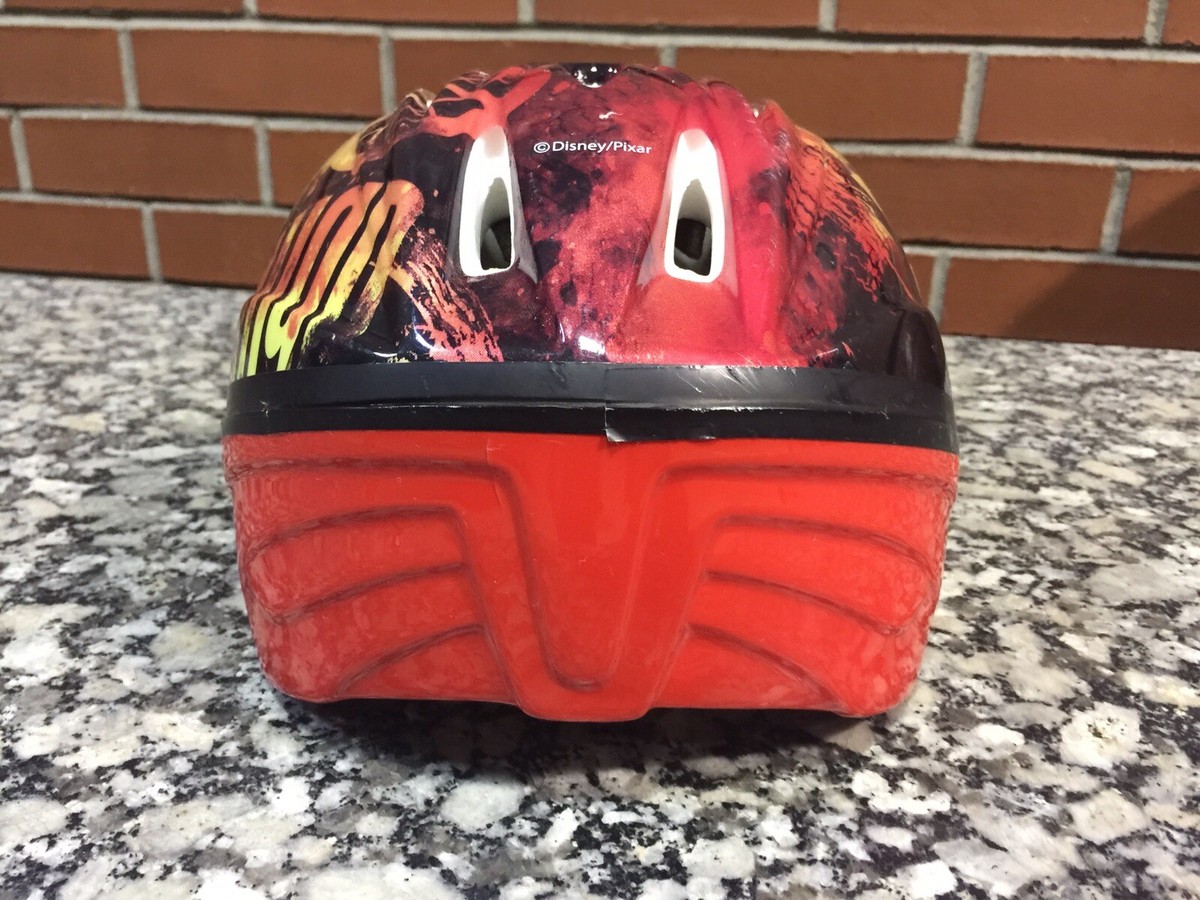 Lightning mcqueen bike helmet new arrivals