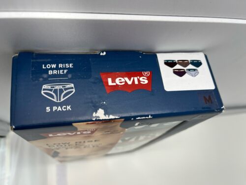 Levi's Men's Low-Rise Premium Cotton Brief 5 Pack Size M 32-34 multi-color - Picture 3 of 4