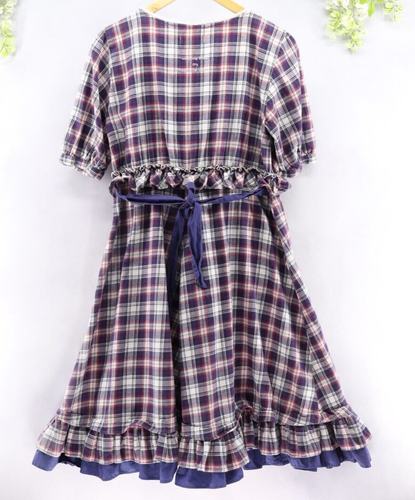 Vestido para mujer Odd Molly de franela a cuadros con volantes de algodón talla 3 - Imagen 2 de 10