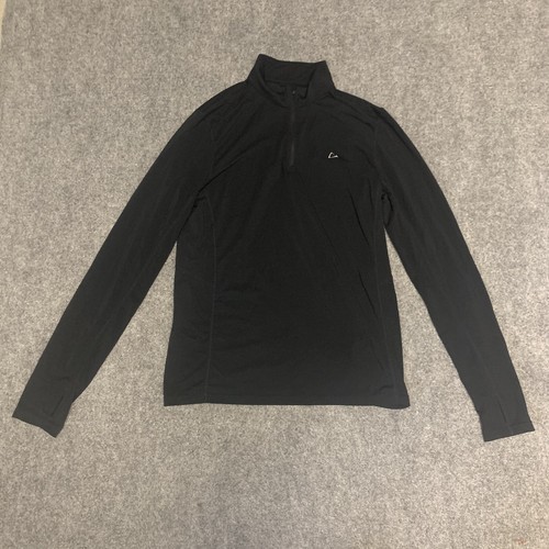 Merino Blend By Paradox Men Baselayer M Dri Release 1/4 Zip Long Sleeve Pullover - Afbeelding 1 van 12