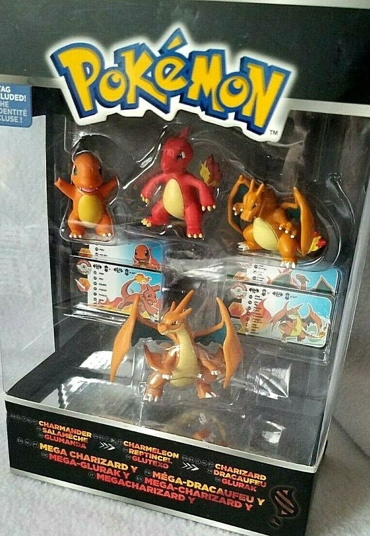 Charmander, Charmeleon, Charizard & Mega Charizard Y Mini Figure 4